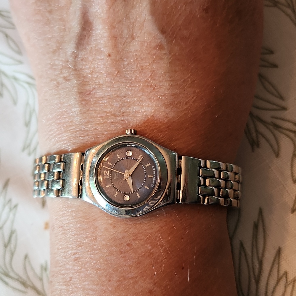 Swatch Irony Swiss Quartz Watch Stainless Steel - Picture 1 of 8